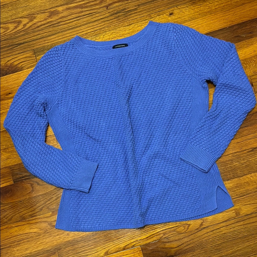 EUC Land’s End Periwinkle Sweater